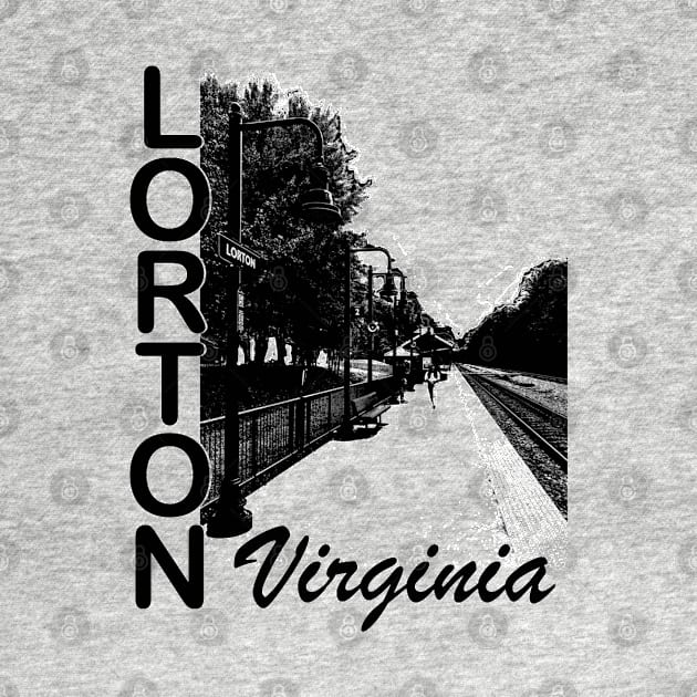 Lorton VRE - Black by Swift Art